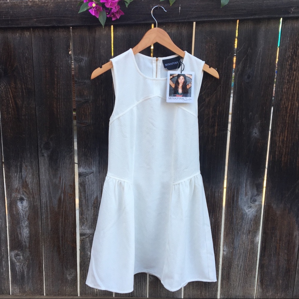 MinkPink x Christina Perri White Dress